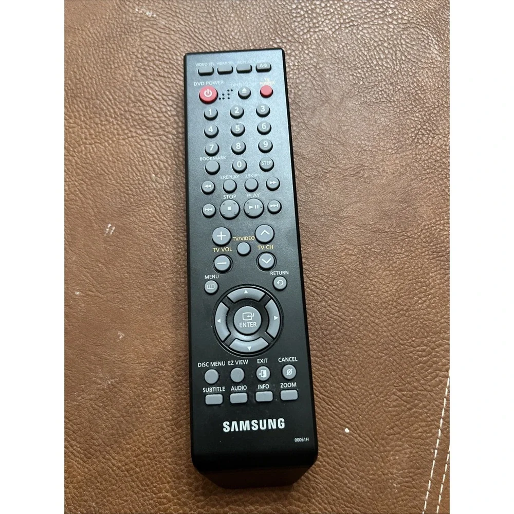 Samsung AK59-00084J Remote Control for DVD-1080P8, DVD-1080P9, VCR Player Tested